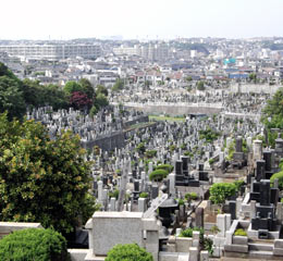 横浜市営久保山墓地の風景写真